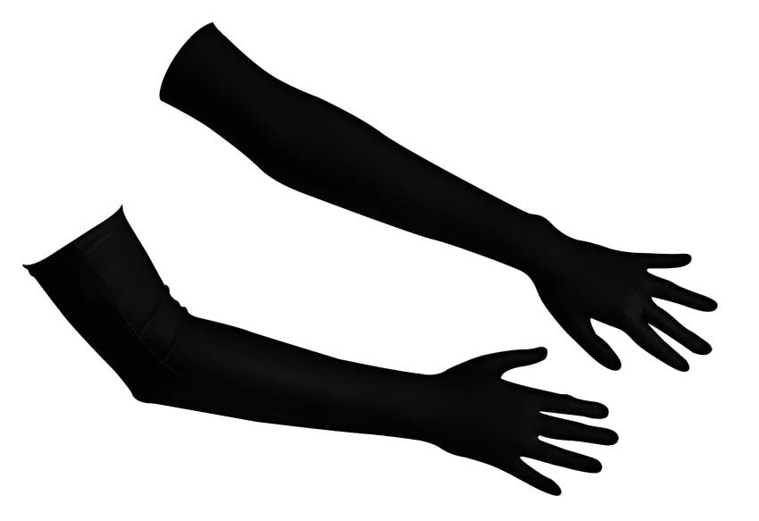 Cottelli - Szatén kesztyű - fekete (S-L) - Image 4