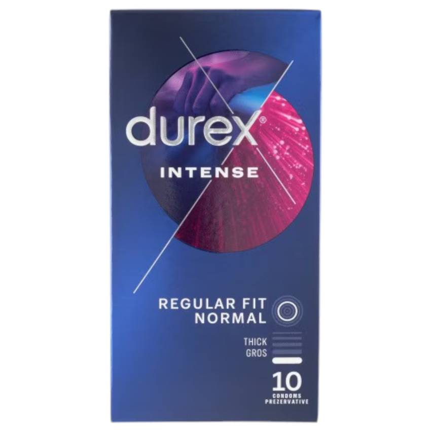 Durex Intense - bordázott és pontozott óvszer (10db) - - Image 2