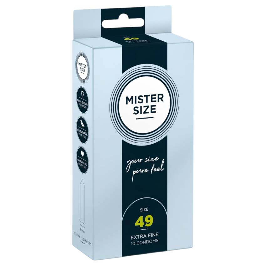 Mister Size vékony óvszer - 49mm (10db) - Image 2