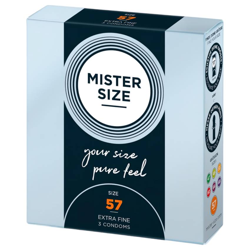 Mister Size vékony óvszer - 57mm (3db) - Image 3