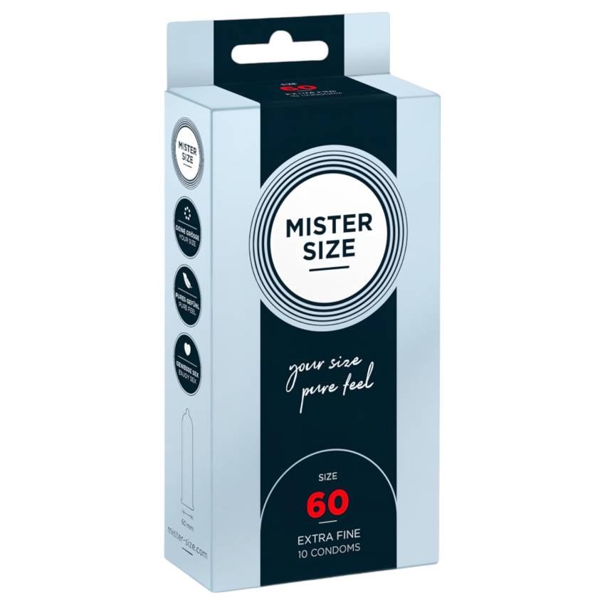 Mister Size vékony óvszer - 60mm (10db) - Image 2