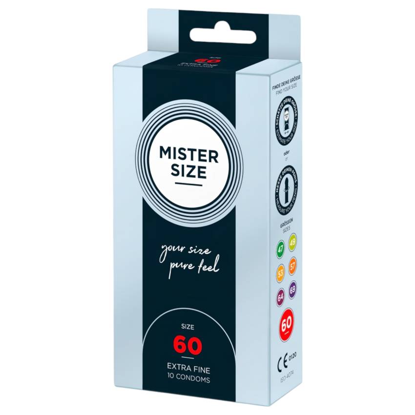 Mister Size vékony óvszer - 60mm (10db) - Image 3