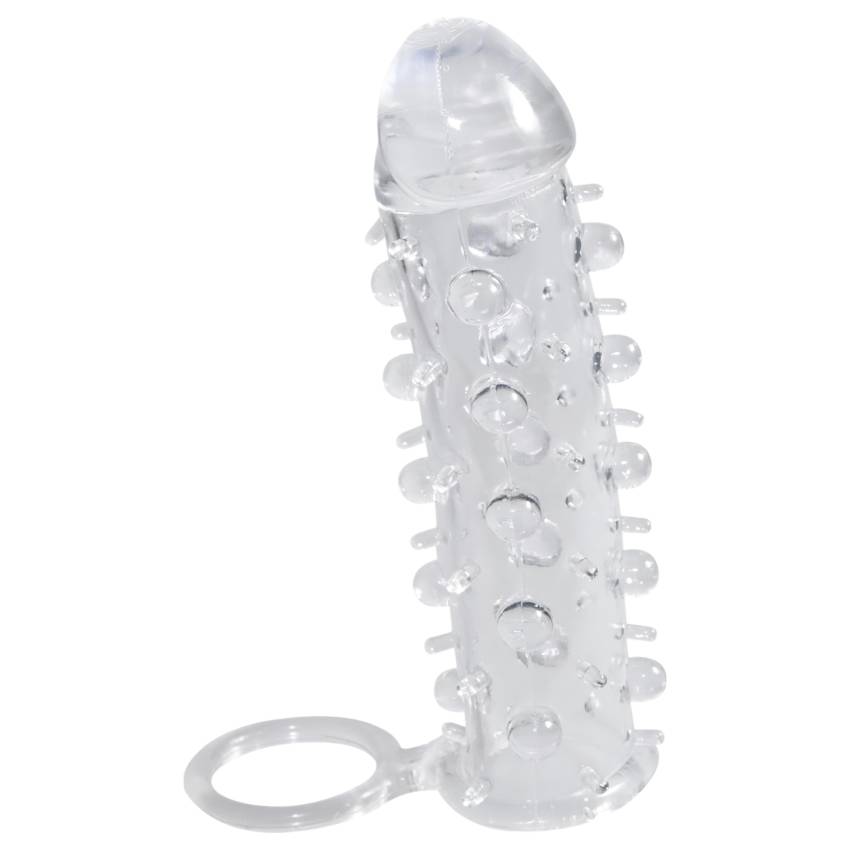 Heregyűrűs péniszköpeny - Crystal Skin - Image 4
