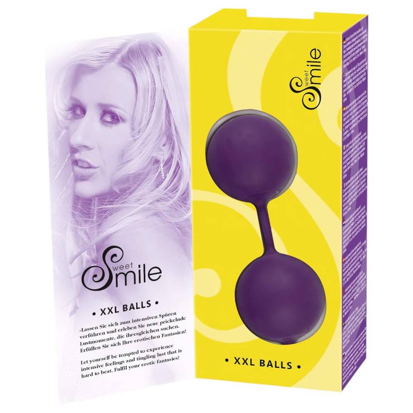 SMILE XXL Balls - óriás gésagolyó (lila) - Image 5