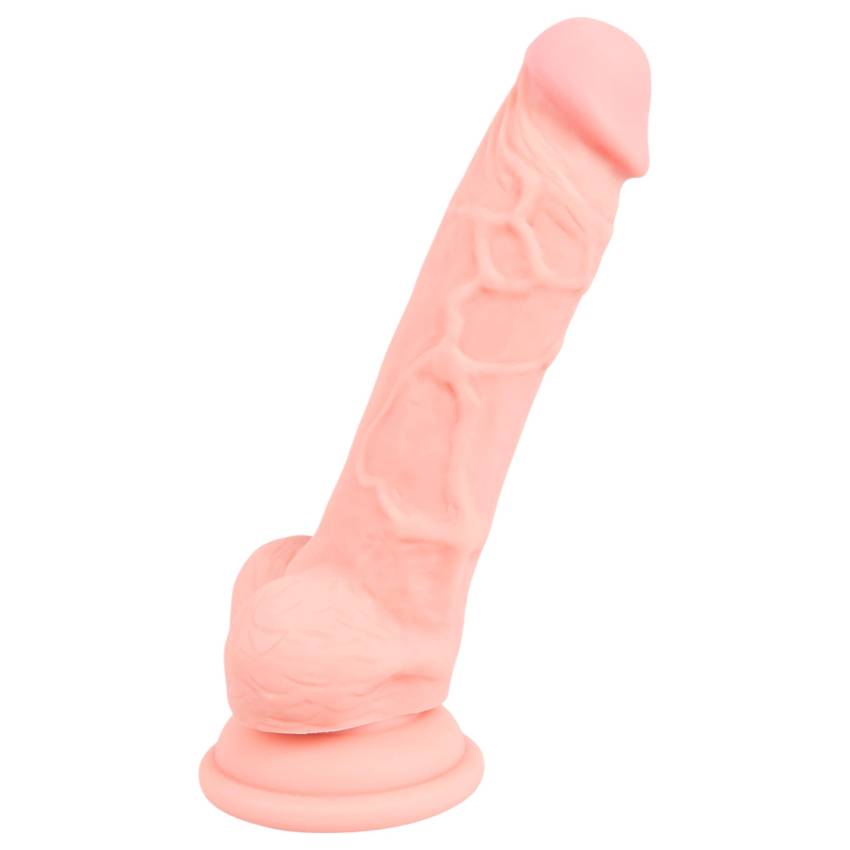 Medical - orvosi szilikon dildó (18cm) - natúr - Image 3