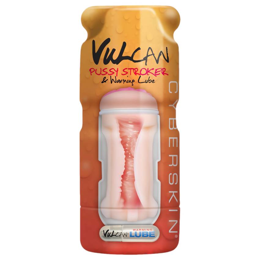 / Vulcan Stroker - élethű vagina + melegítő síkosító (natúr) - Image 2