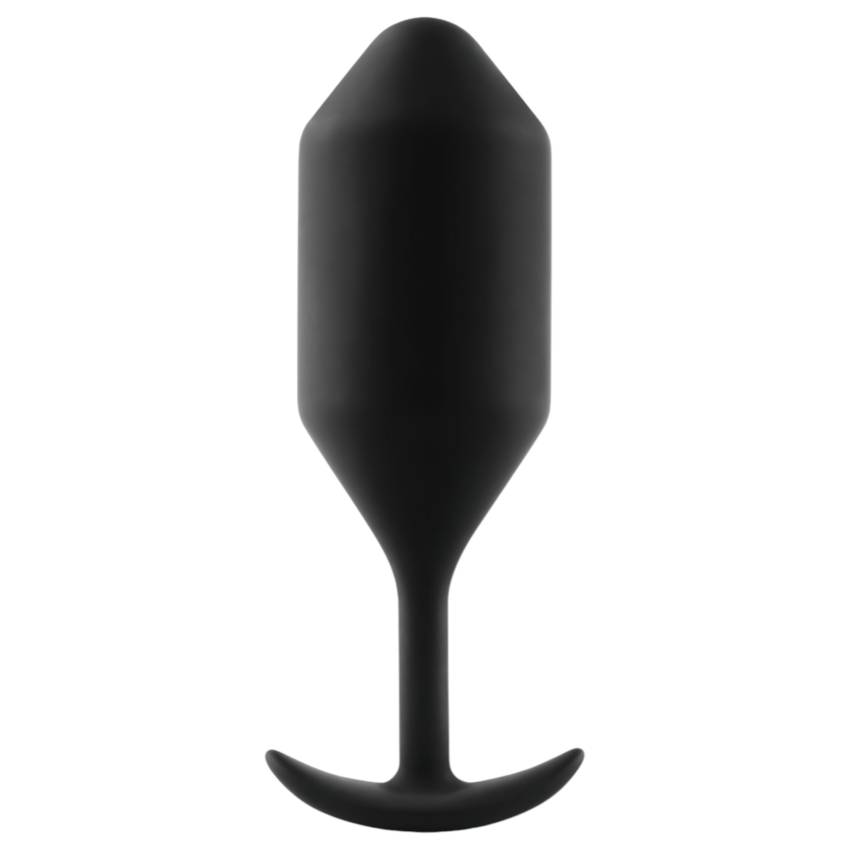b-vibe Snug Plug 4 - dupla golyós anál plug (257g) - fekete - Image 2
