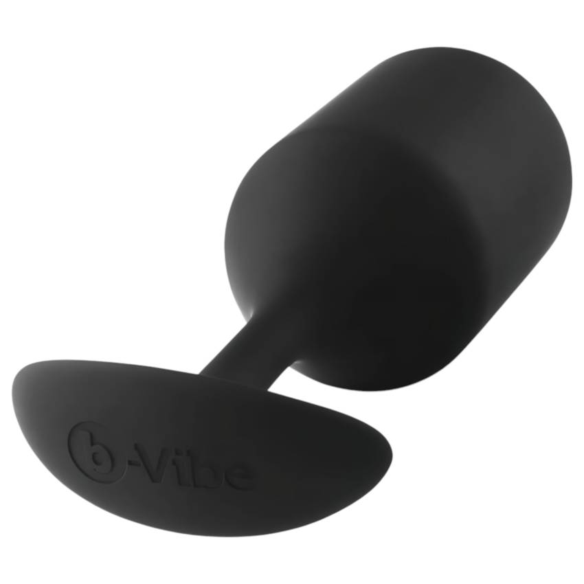 b-vibe Snug Plug 4 - dupla golyós anál plug (257g) - fekete - Image 3