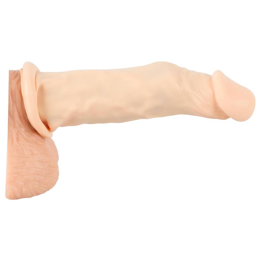 You2Toys - Silicone - hosszabbító péniszköpeny (natúr) - 19cm - Image 7