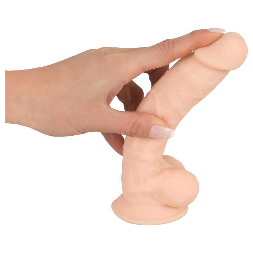 Silexd 7 - tapadókorongos dildó - 17,5cm (natúr) - Image 7