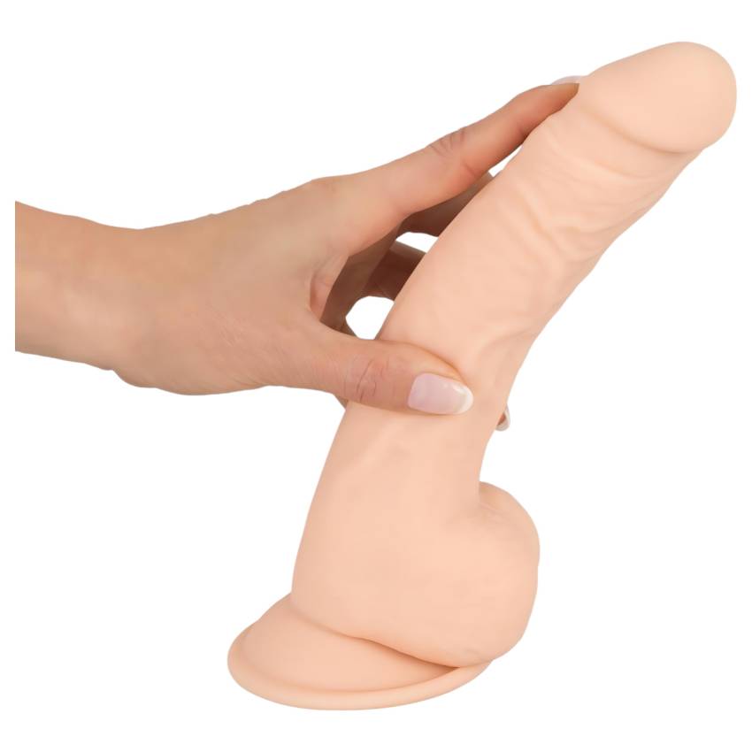 Silexd 9,5 - tapadókorongos dildó - 24cm (natúr) - Image 6