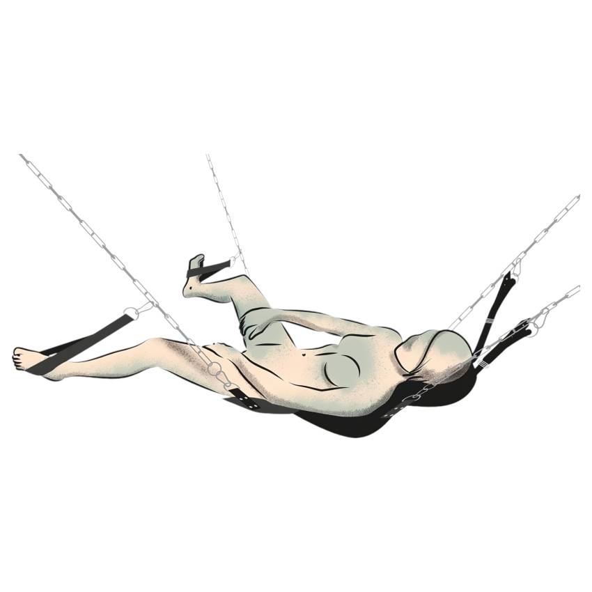 You2Toys Sex Swing - szexhinta (fekete) - Image 11