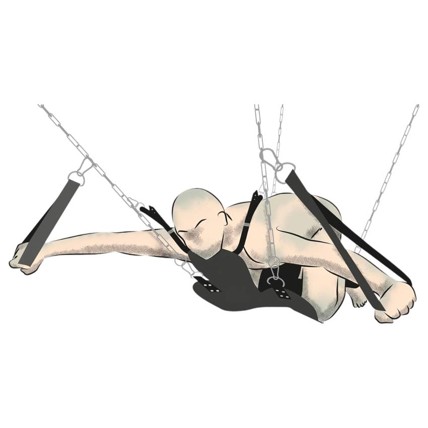 You2Toys Sex Swing - szexhinta (fekete) - Image 12