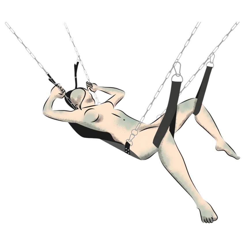 You2Toys Sex Swing - szexhinta (fekete) - Image 13