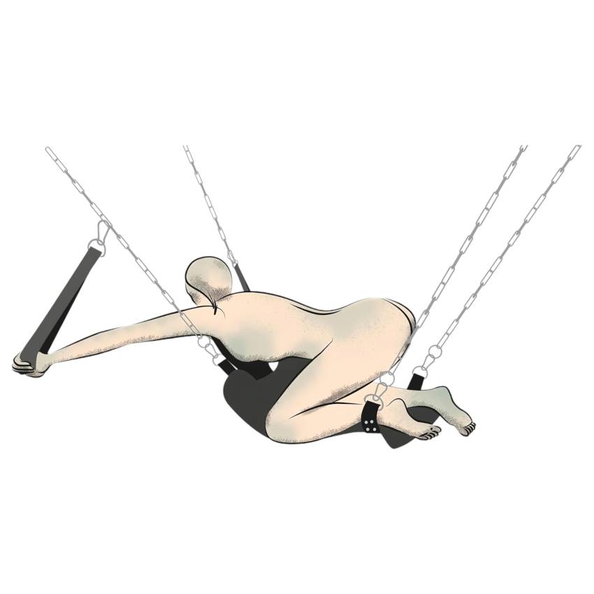 You2Toys Sex Swing - szexhinta (fekete) - Image 14