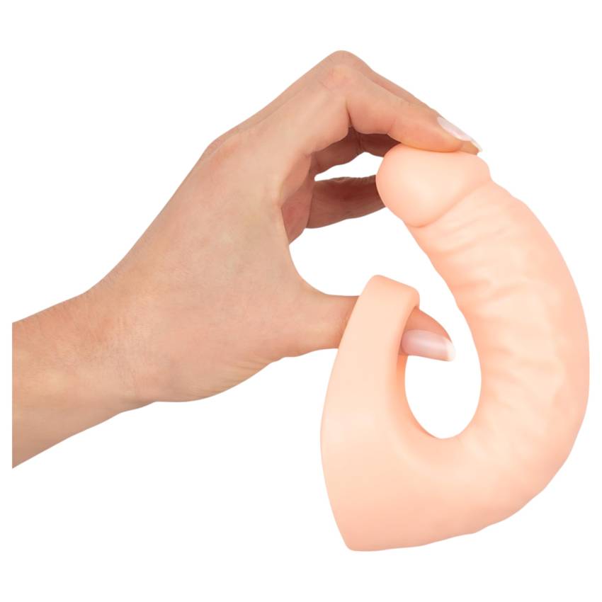Realistixxx Double F - élethű dildó péniszgyűrűvel (natúr) - Image 5