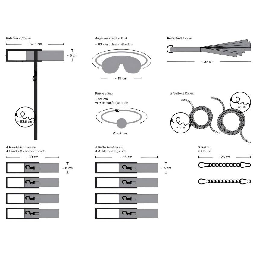 You2Toys Bondage Board 2.0 - hordozható kötöző ágy szett - Image 12