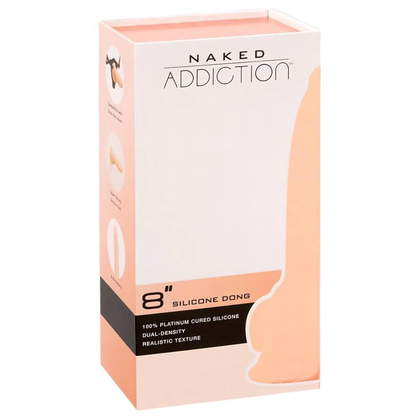 / Naked Addiction 8 - tapadókorongos, élethű dildó (20cm) - Image 3