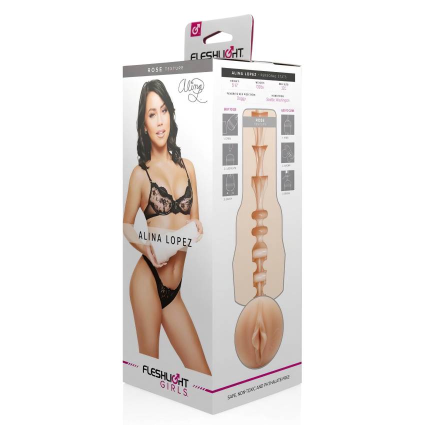 Fleshlight Alina Lopez Rose - élethű punci maszturbátor (natúr) - Image 2