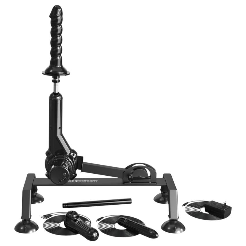 Fetish Body Dock Pro - szexgép (fekete) - Image 6