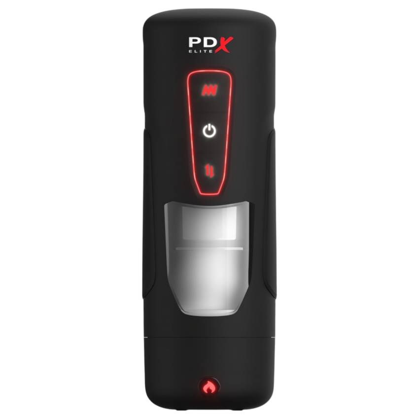 PDX Elite Milk Me Hotter - melegítő maszturbátor (fekete) - Image 2