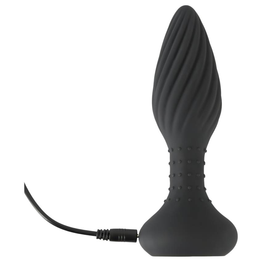 ANOS - forgó gyöngyös anál vibrátor (fekete) - Image 7