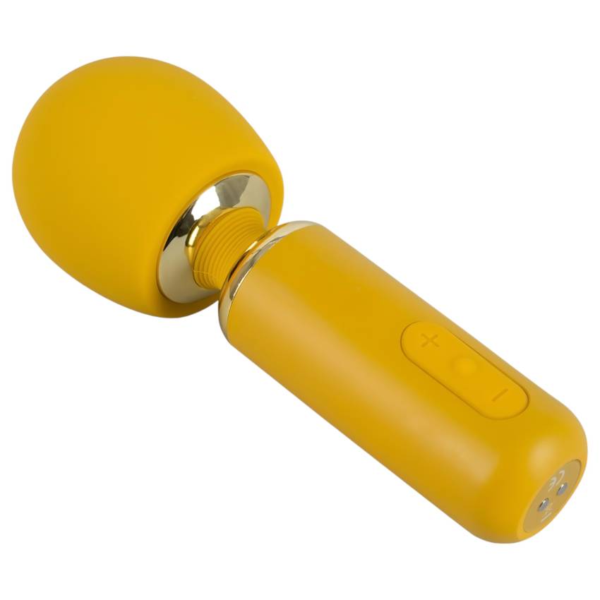 / YNFV - akkus mini masszírozó vibrátor (sárga) - Image 4