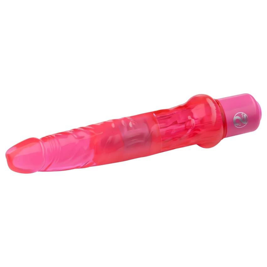 / You2Toys - zselés vibrátor (rózsaszín) - Image 2