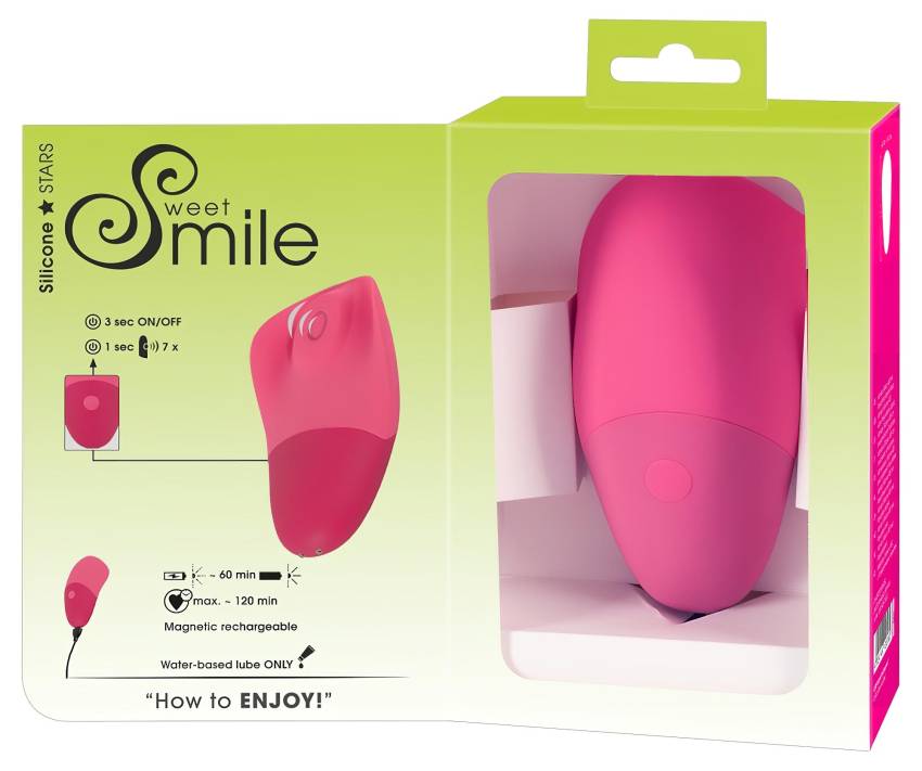 SMILE Thumping Touch - akkus, pulzáló csikló vibrátor (pink) - Image 2