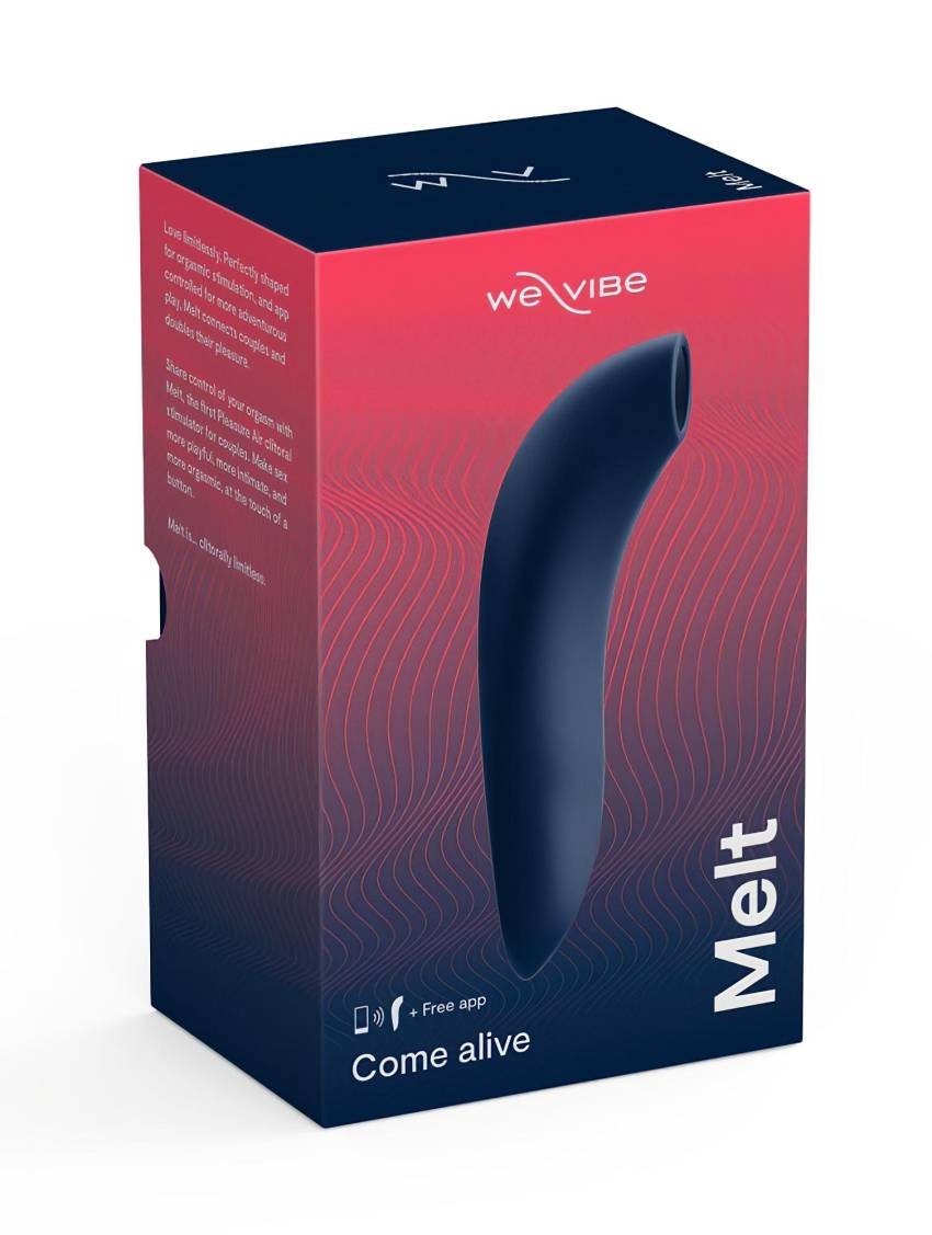 We-Vibe Melt - akkus, okos léghullámos csiklóizgató (kék) - Image 5