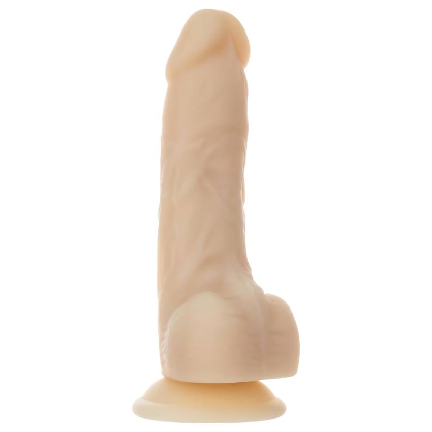 Naked Addiction Rotating 7 - forgófejes vibrátor (18cm) - natúr - Image 3