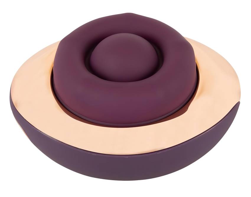 Belou - akkus, forgó, vulva masszírozó vibrátor (lila) - Image 5