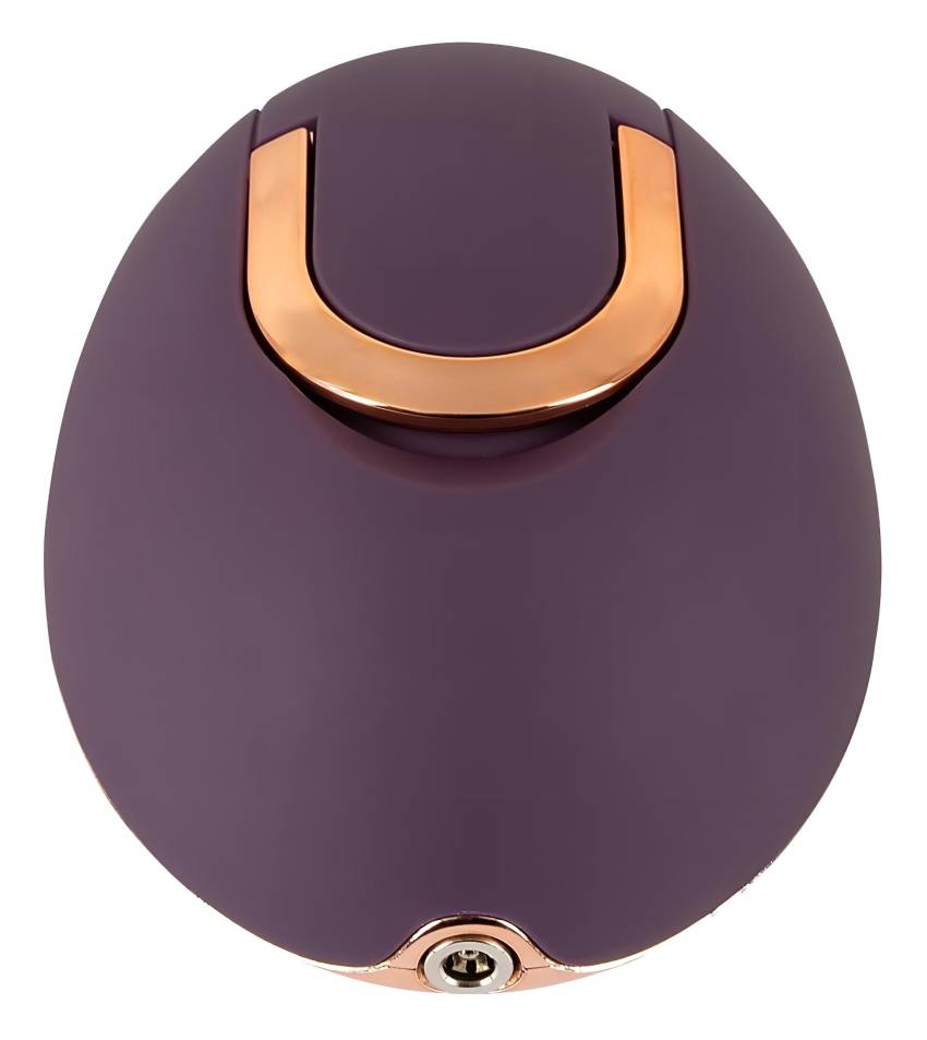 Belou - akkus, forgó, vulva masszírozó vibrátor (lila) - Image 6