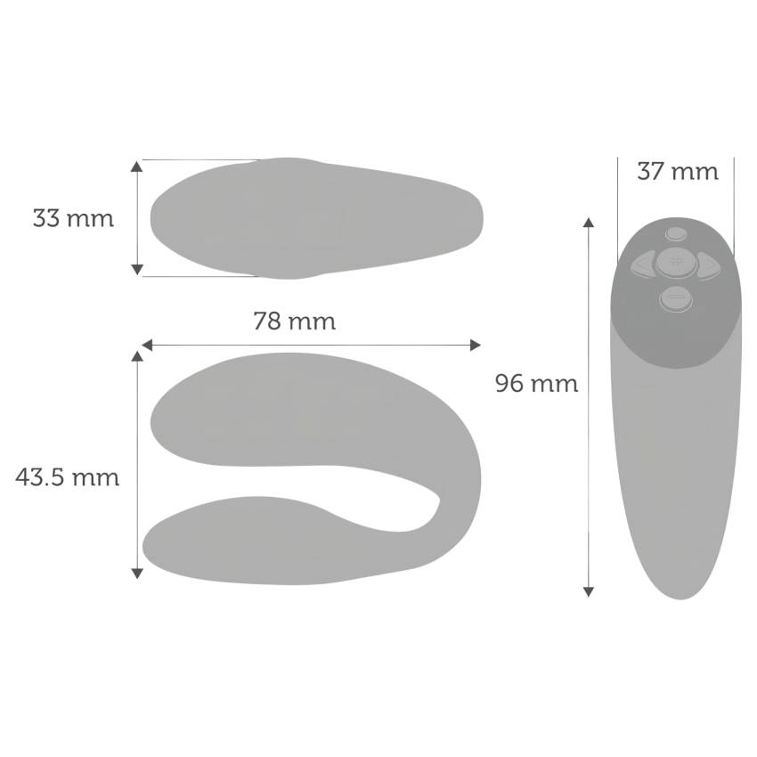 We-Vibe Chorus - akkus, okos párvibrátor (kék) - Image 10