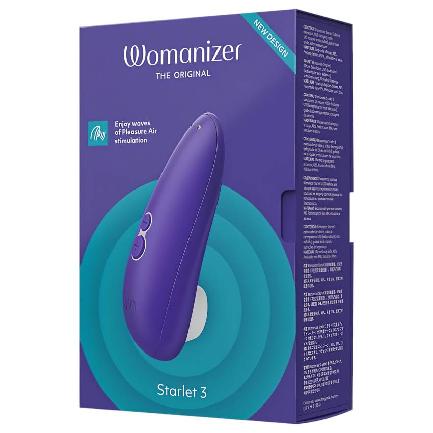 Womanizer Starlet 3 - léghullámos csiklóizgató (kék) - Image 7