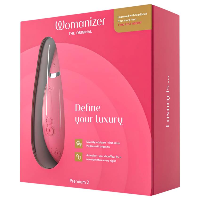 Womanizer Premium 2 - léghullámos csiklóizgató (pink) - Image 8