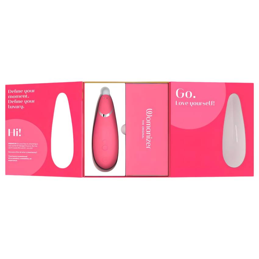 Womanizer Premium 2 - léghullámos csiklóizgató (pink) - Image 9