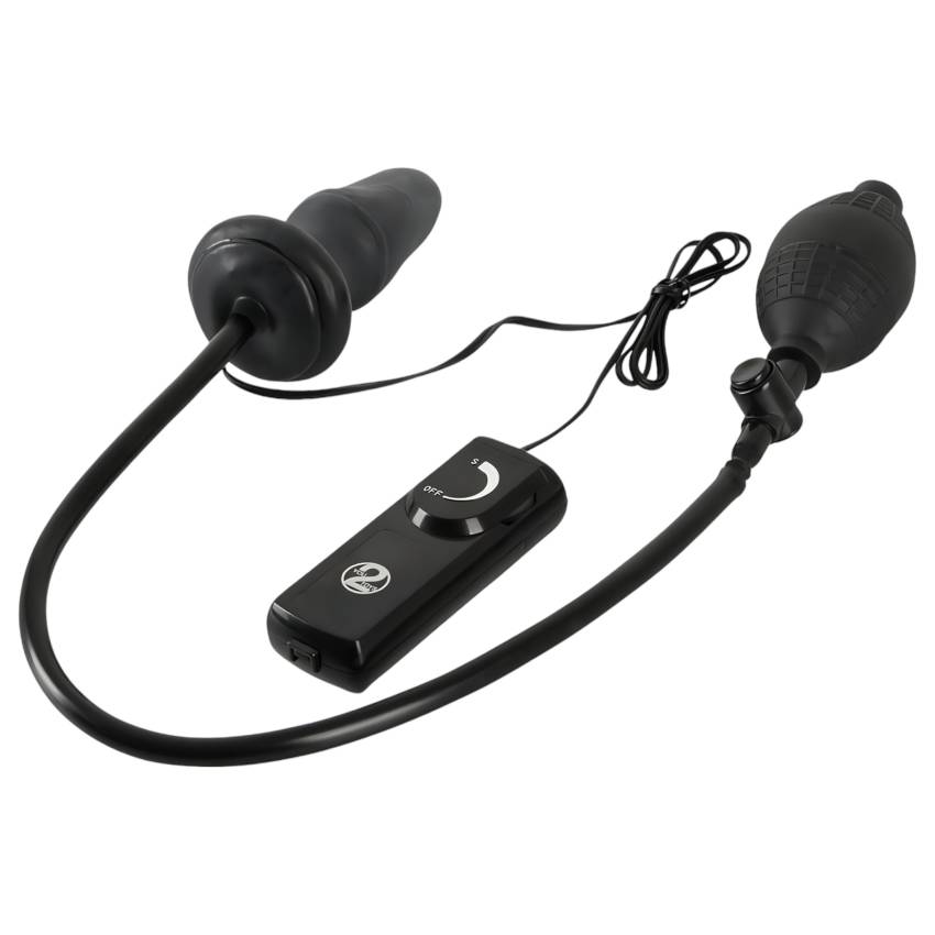 You2Toys - pumpálható anál vibrátor (fekete) - Image 3