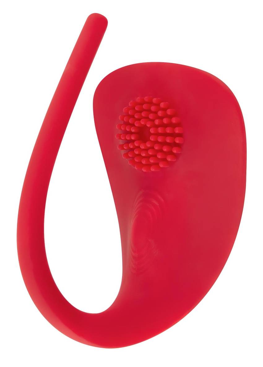 SMILE Slim Panty - akkus, rádiós csikló vibrátor (piros) - Image 6