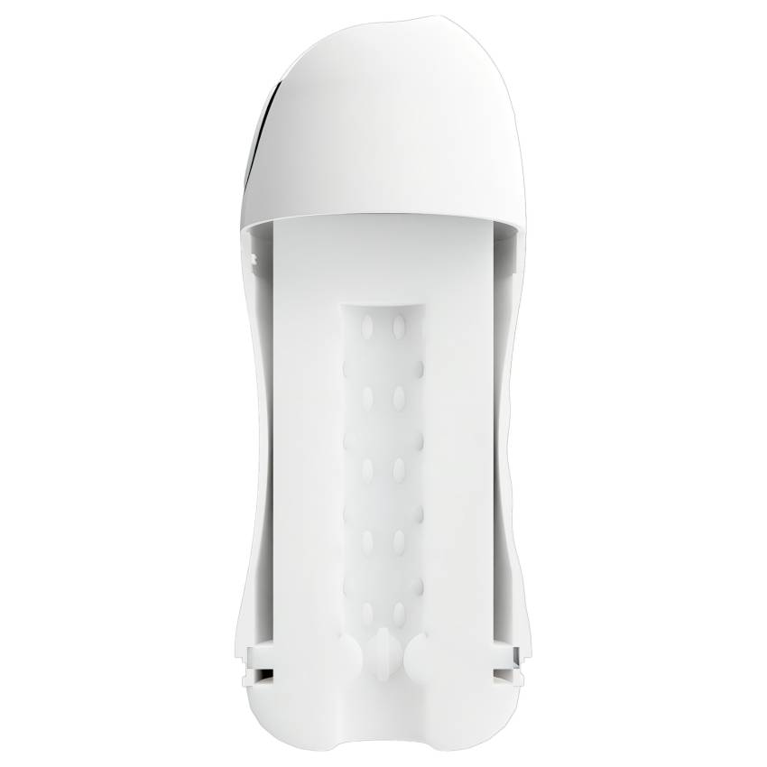STROKER - akkus, szívó-rezgő maszturbátor (fehér) - Image 7