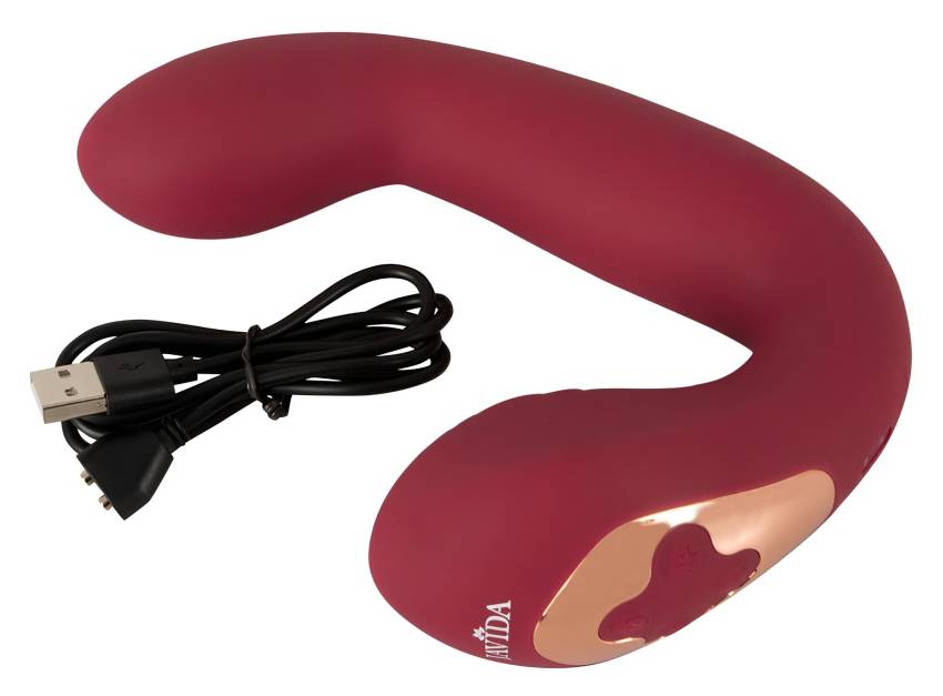 Javida Thumping - pulzáló G-pont és csikló vibrátor (piros) - Image 10