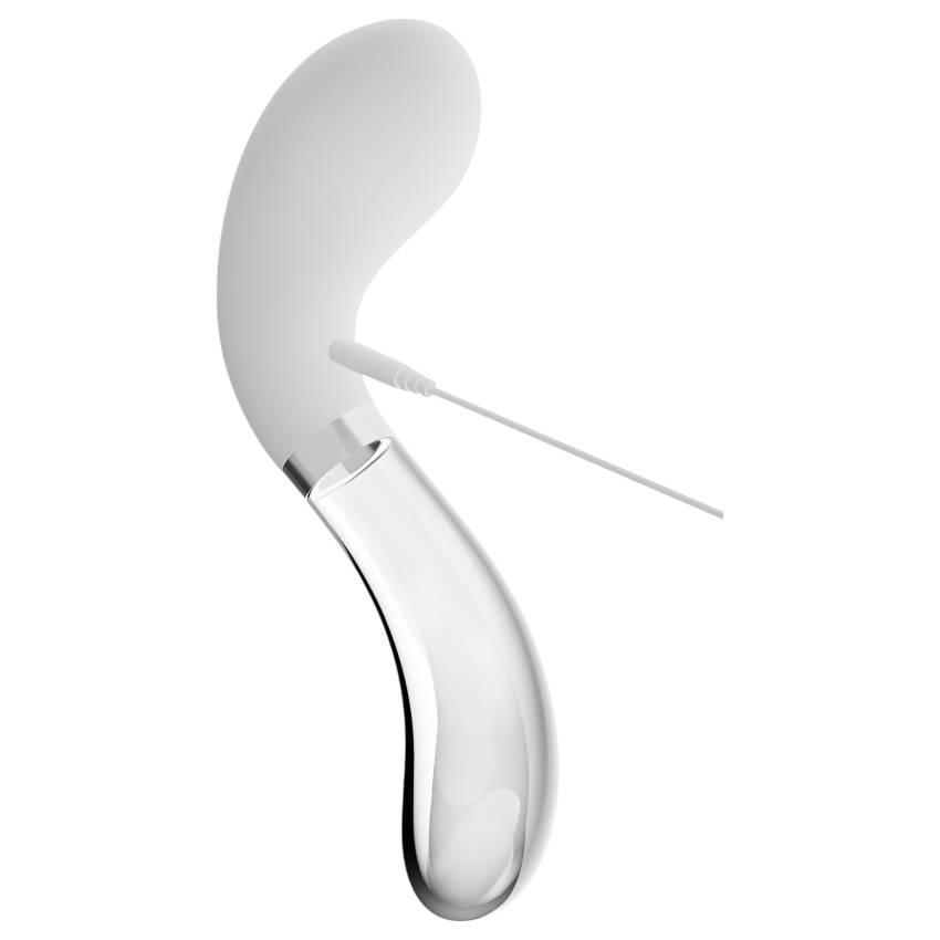 Liaison Curve - akkus, LED vibrátor (átlátszó-fehér) - Image 8