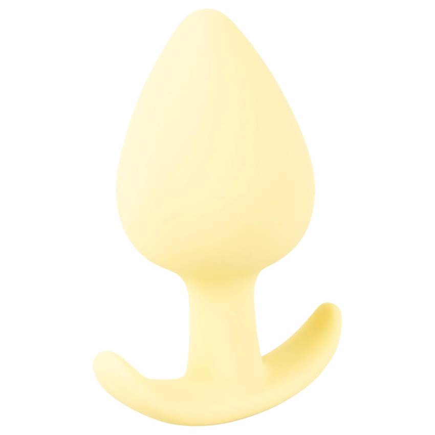 Cuties Mini Butt Plug - szilikon anál plug - sárga (3,1cm) - Image 3