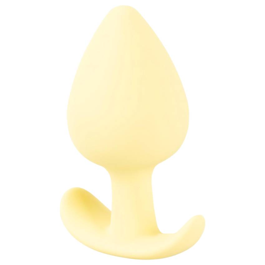 Cuties Mini Butt Plug - szilikon anál plug - sárga (3,1cm) - Image 4