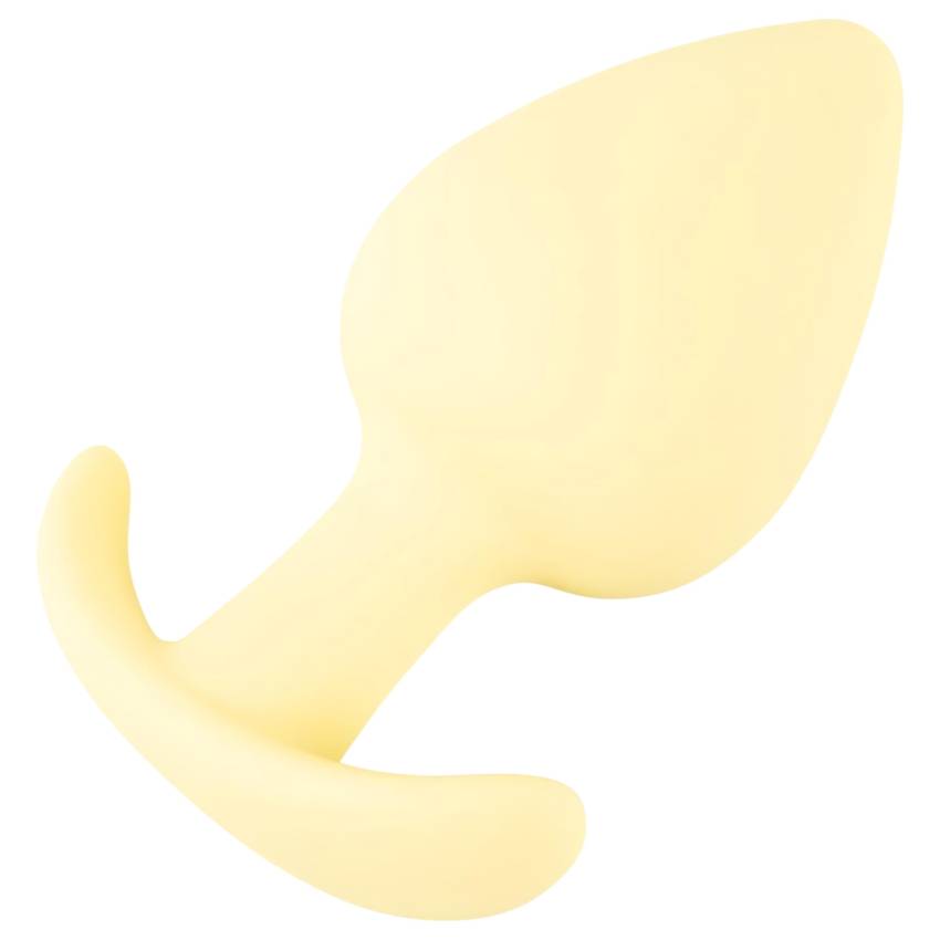 Cuties Mini Butt Plug - szilikon anál plug - sárga (3,1cm) - Image 5