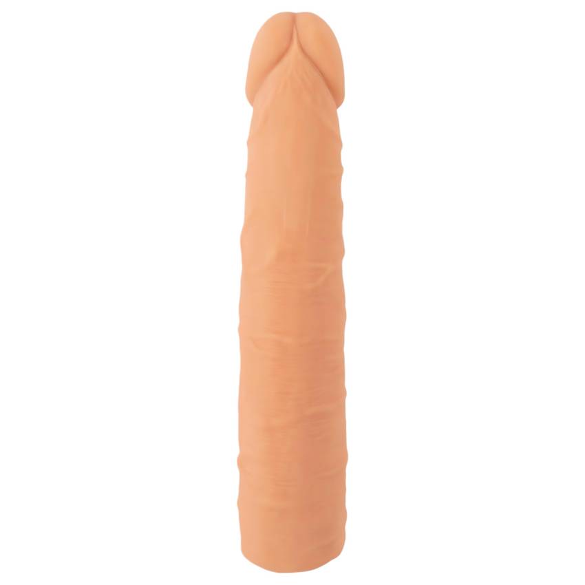 Nature Skin - hosszabbító, vastagító péniszköpeny (24cm) - Image 3