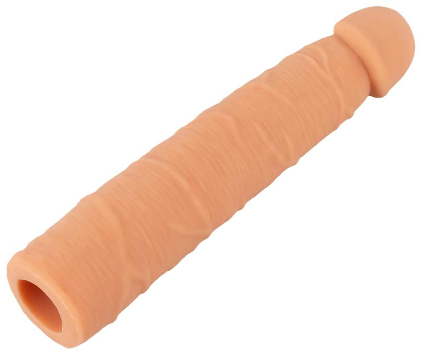 Nature Skin - hosszabbító, vastagító péniszköpeny (24cm) - Image 6