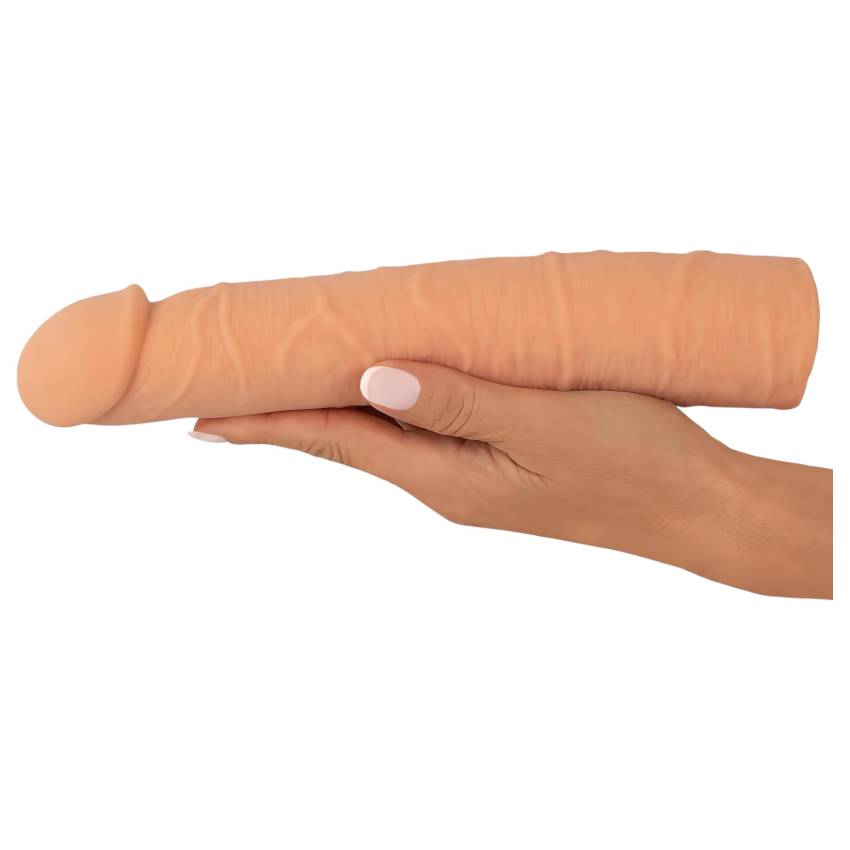 Nature Skin - hosszabbító, vastagító péniszköpeny (24cm) - Image 7