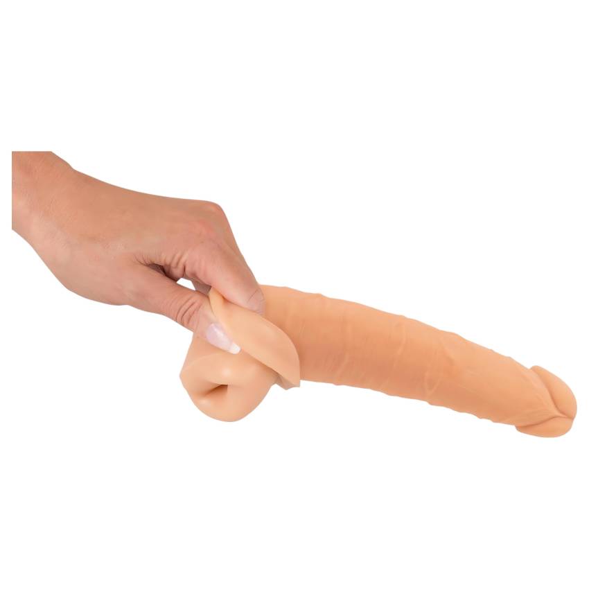 Nature Skin - hosszabbító, vastagító péniszköpeny (24cm) - Image 9