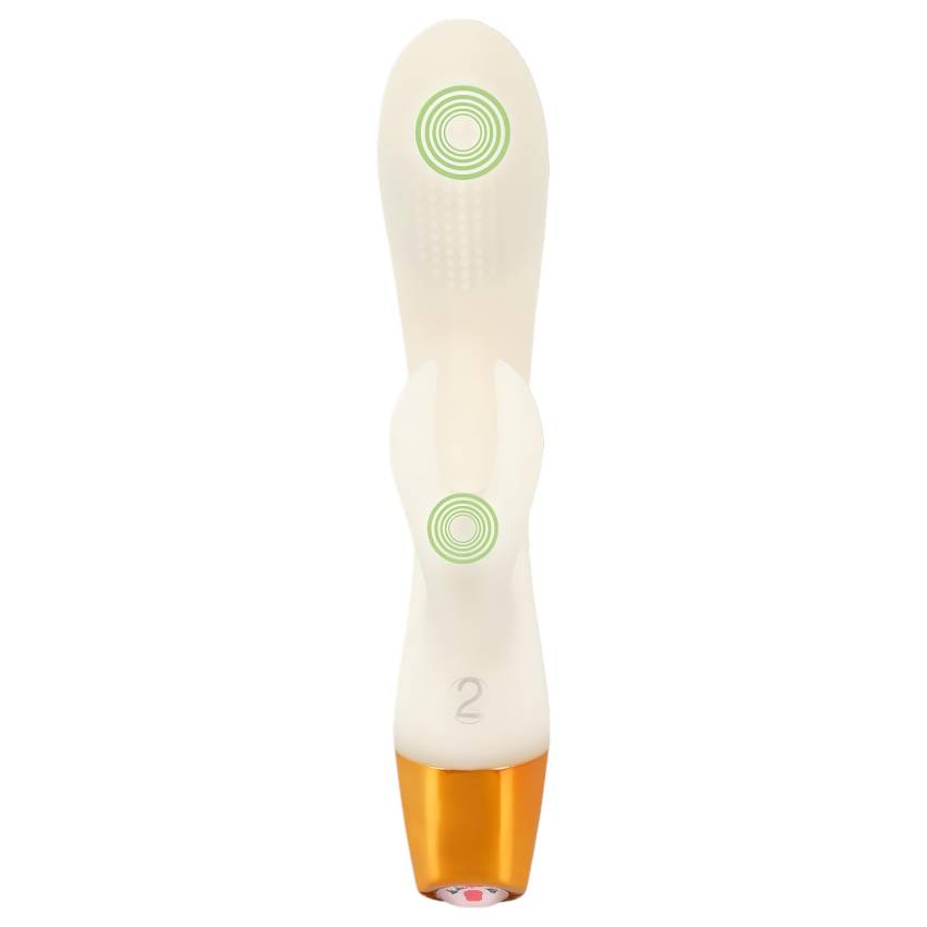 You2Toys Glow - foszforeszkáló csiklókaros vibrátor (fehér) - Image 4